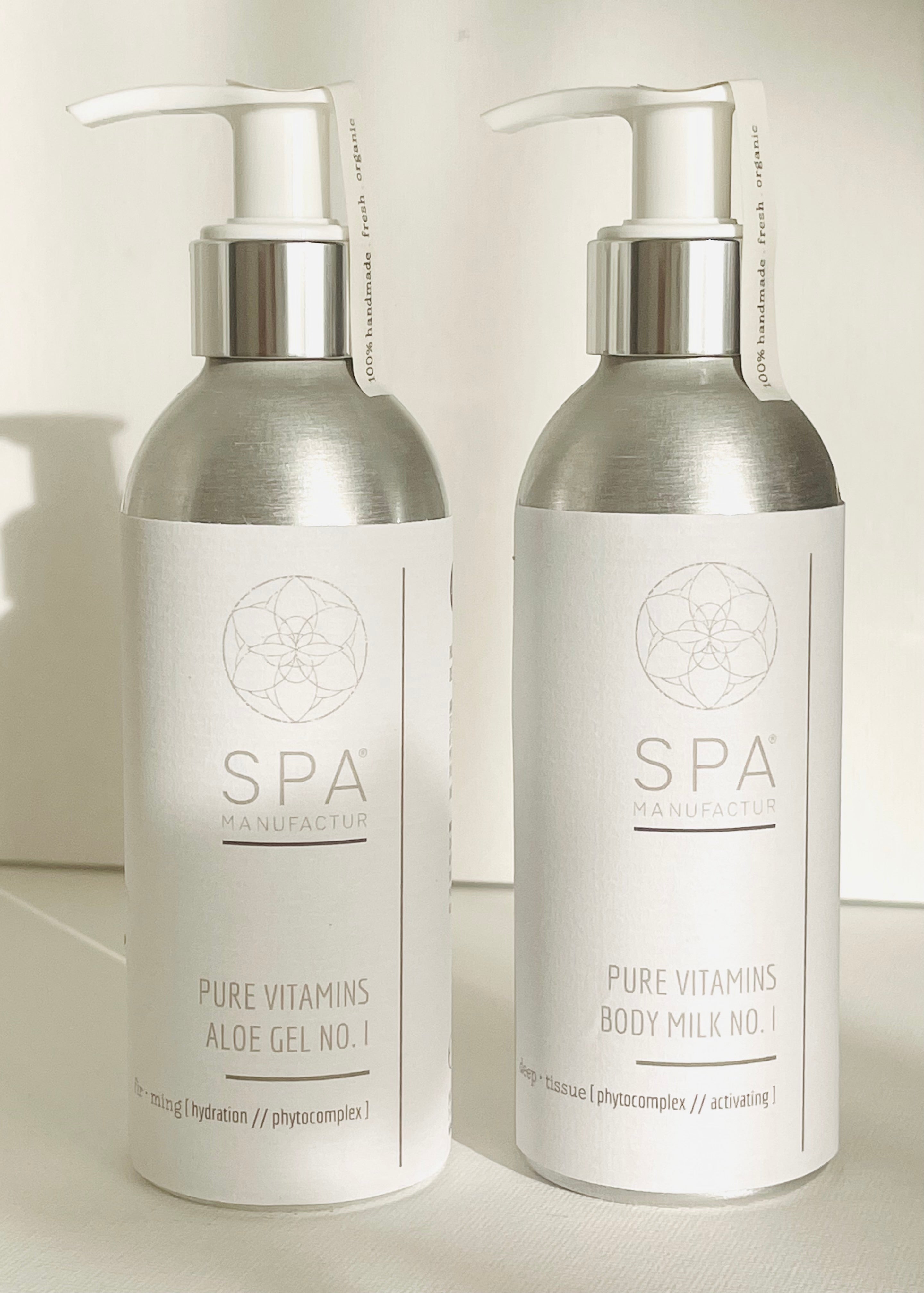 anti-cellulite power DUO Pure Vitamins Aloe Gel NO. I + Body Milk NO. I von SPA MANUFACTUR®