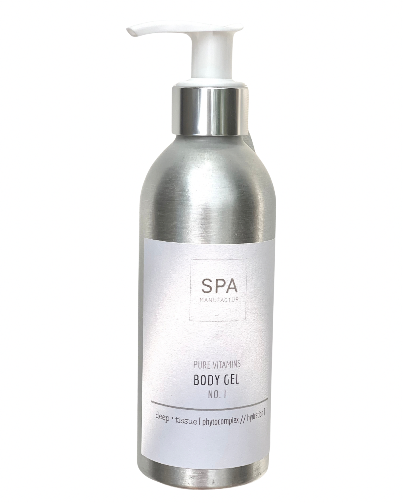 Intensiv feuchtigkeitsspendendes Körpergel mit Bio-Aloe-Vera, niedermolekularer Hyaluronsäure, Bergwacholderhydrolat und einem botanical Complex aus Sandelholz, Rosmarin, Salbei, Pinie, Limette, Lemongras, Minze und Eukalyptus
