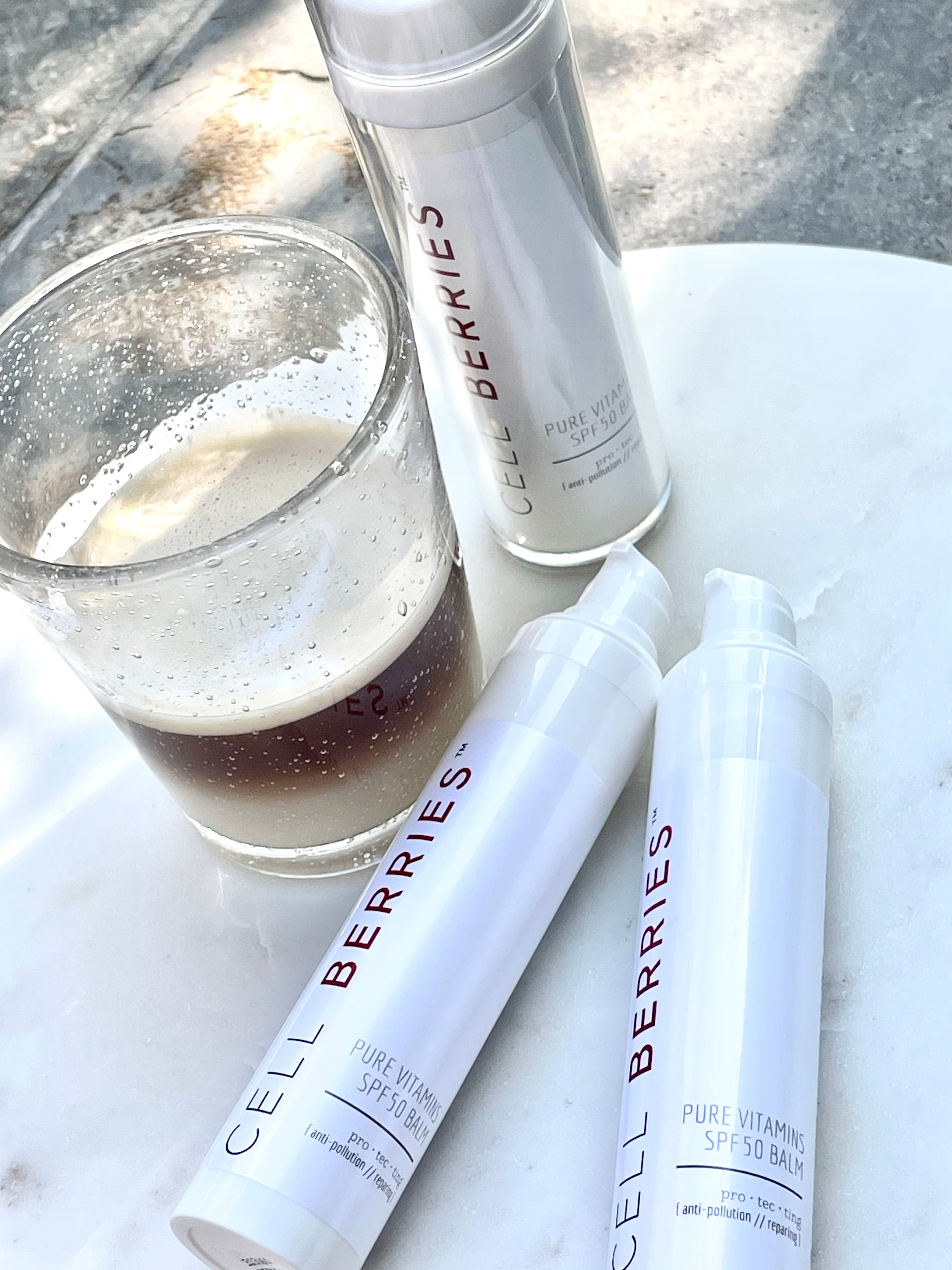 CELLBERRIES® Pure Vitamins SPF 50 Balm – Vitaminreiche High-Performance-Tagespflege mit Breitbandschutz & antioxidativem Phyto-Protect-Complex