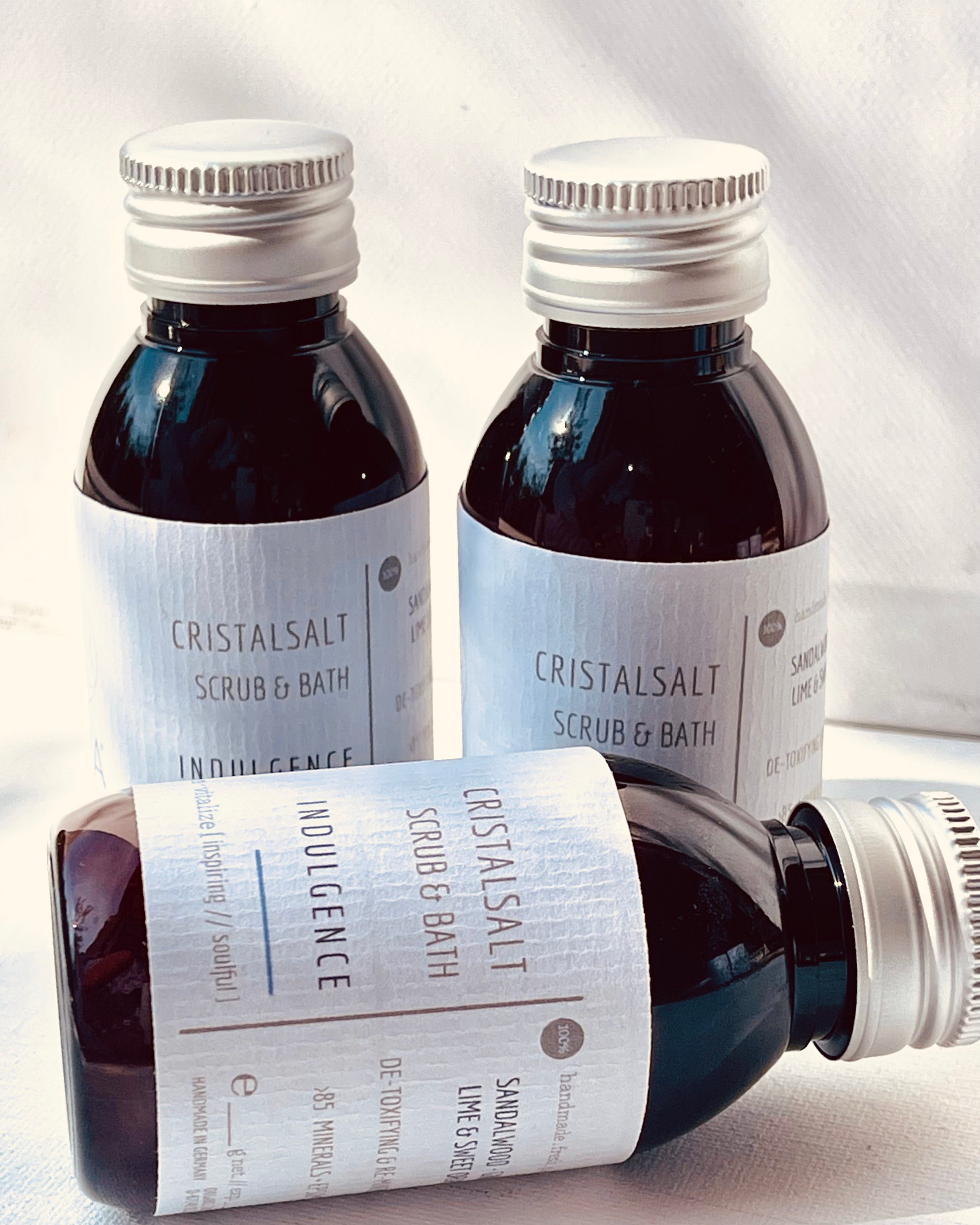 SPA MANUFACTUR Cristalsalt Scrub & Bath INDULGENCE – Luxus Detox Salzpeeling mit Himalaya- & Epsom-Salz