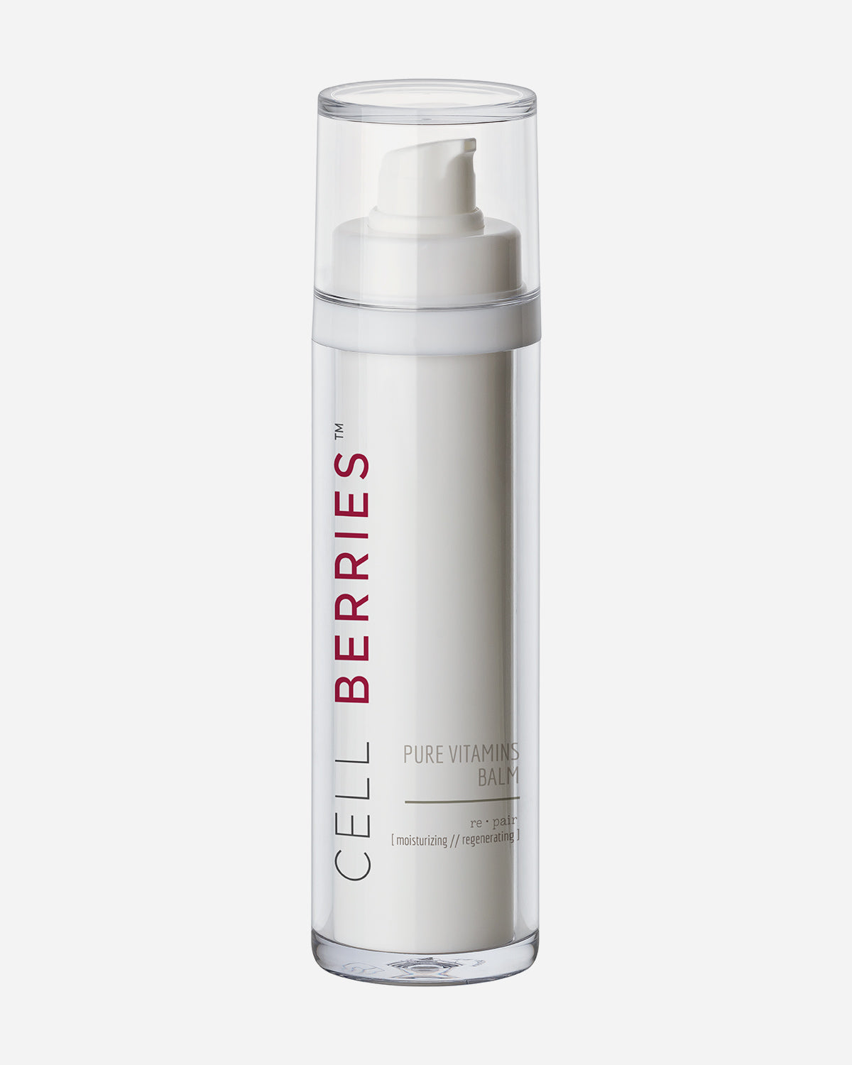 CELLBERRIES® Pure Vitamins BALM – eleganter Airless-Flakon 50 ml