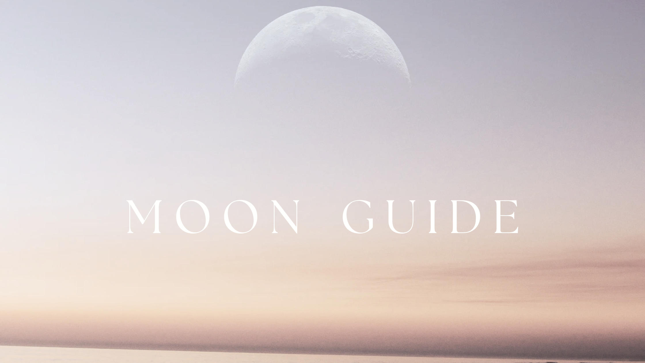 Moonguide by Côte Cœur I Abnehmender Halbmond im Schützen I Ritual & Balance