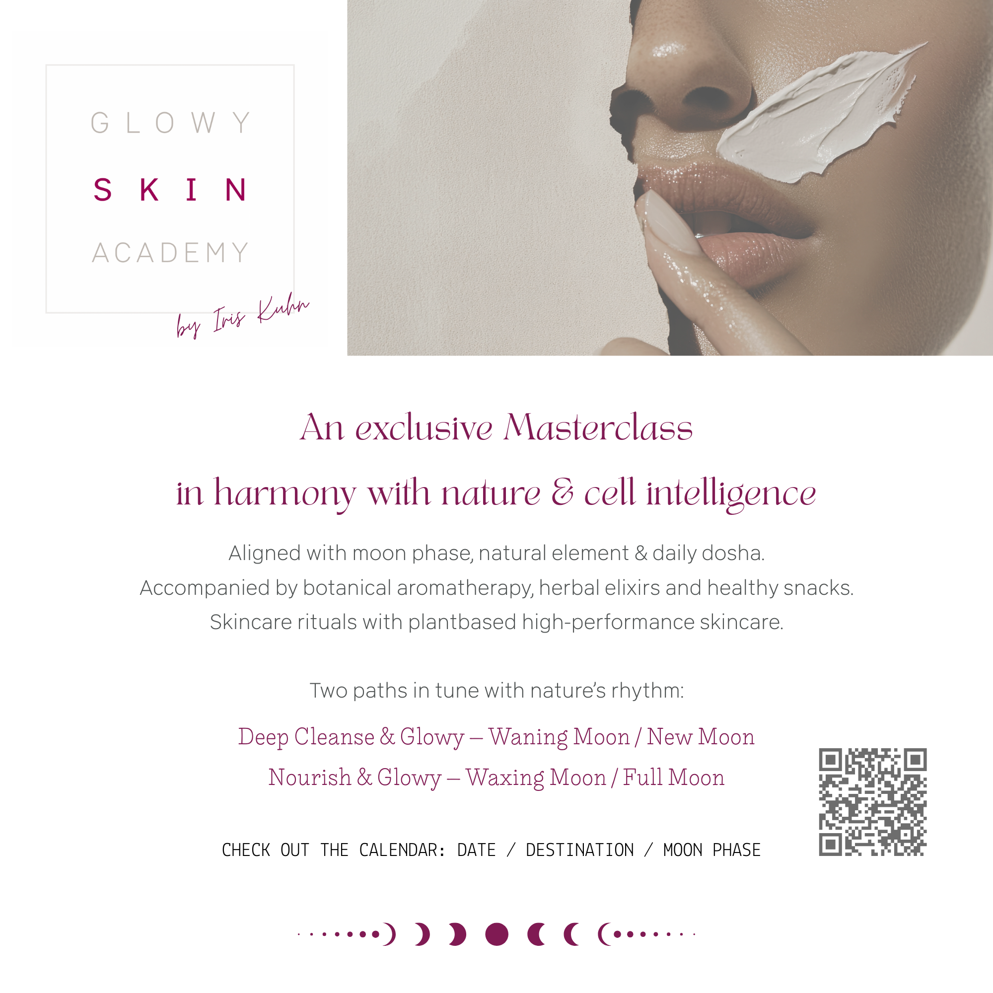 GLOWY SKIN ACADEMY Face Yoga Skin Sculpting Skincare Coaching Masterclass & Ausbildung