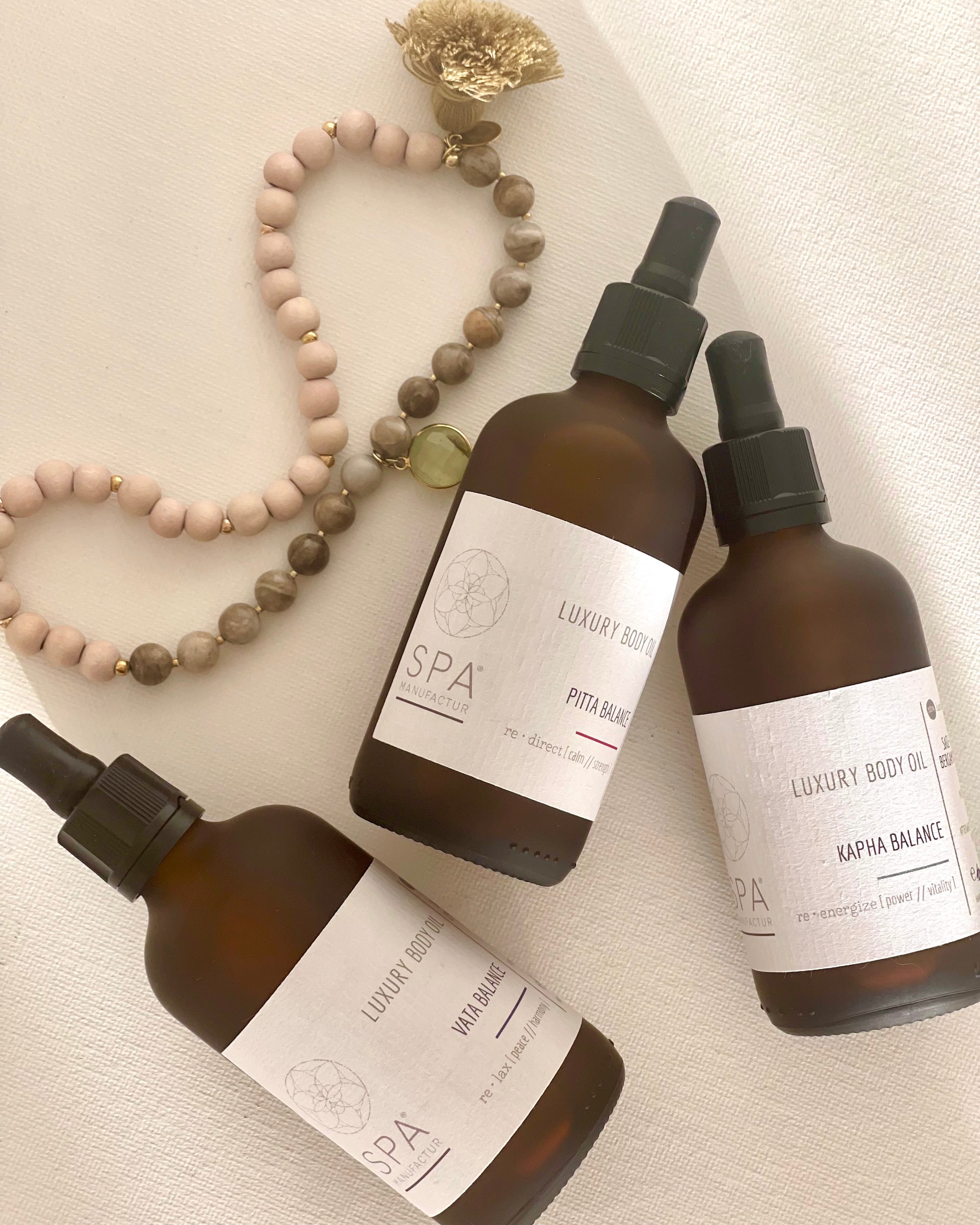 Moodbild – Abendliches Selfcare-Ritual zur VATA-Harmonisierung mit SPA MANUFACTUR®