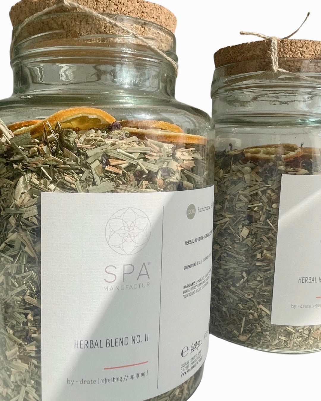 SPA MANUFACTUR® - BIO-KRÄUTER HERBAL BLEND NO. II | Erfrischende Detox-Mischung für Bad, Kompresse & Tee