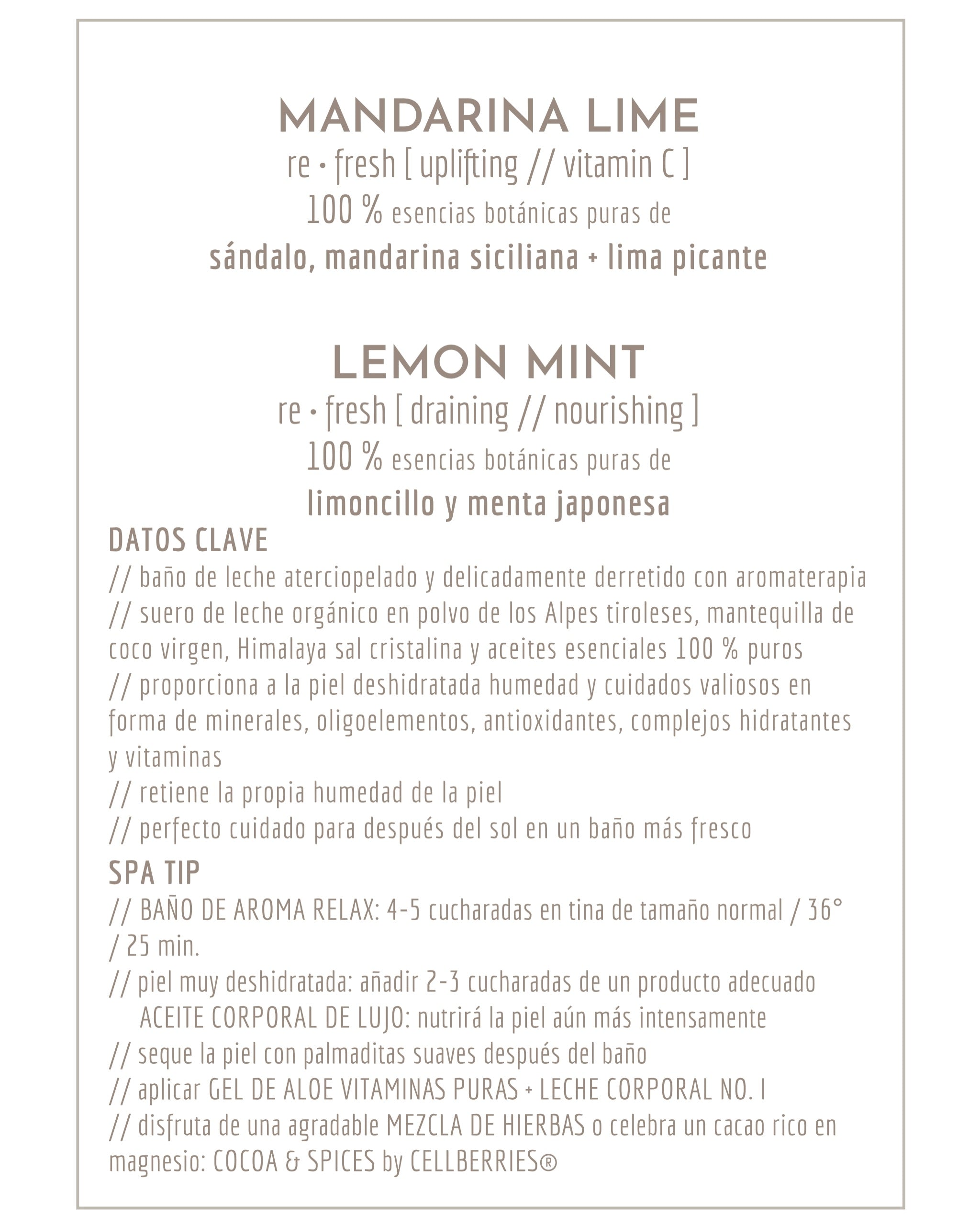 SPA MANUFACTUR® Cocobutter Milkbath Lemon Mint | Pflegendes Milchbad mit Bio-Kokosöl & ätherischen Ölen