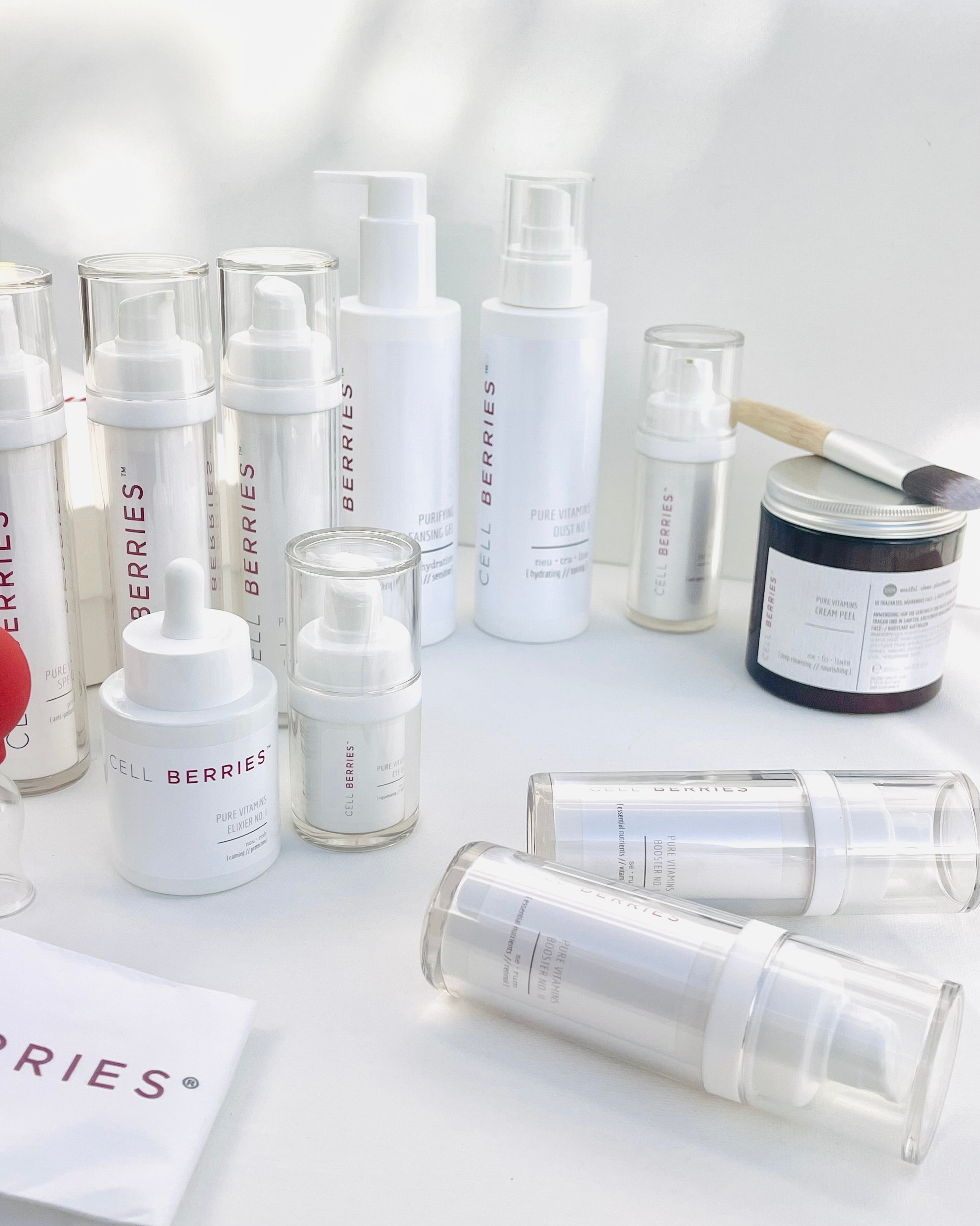 CELLBERRIES® Skincare Set mit 11 Originalgrößen und 3 Goodies