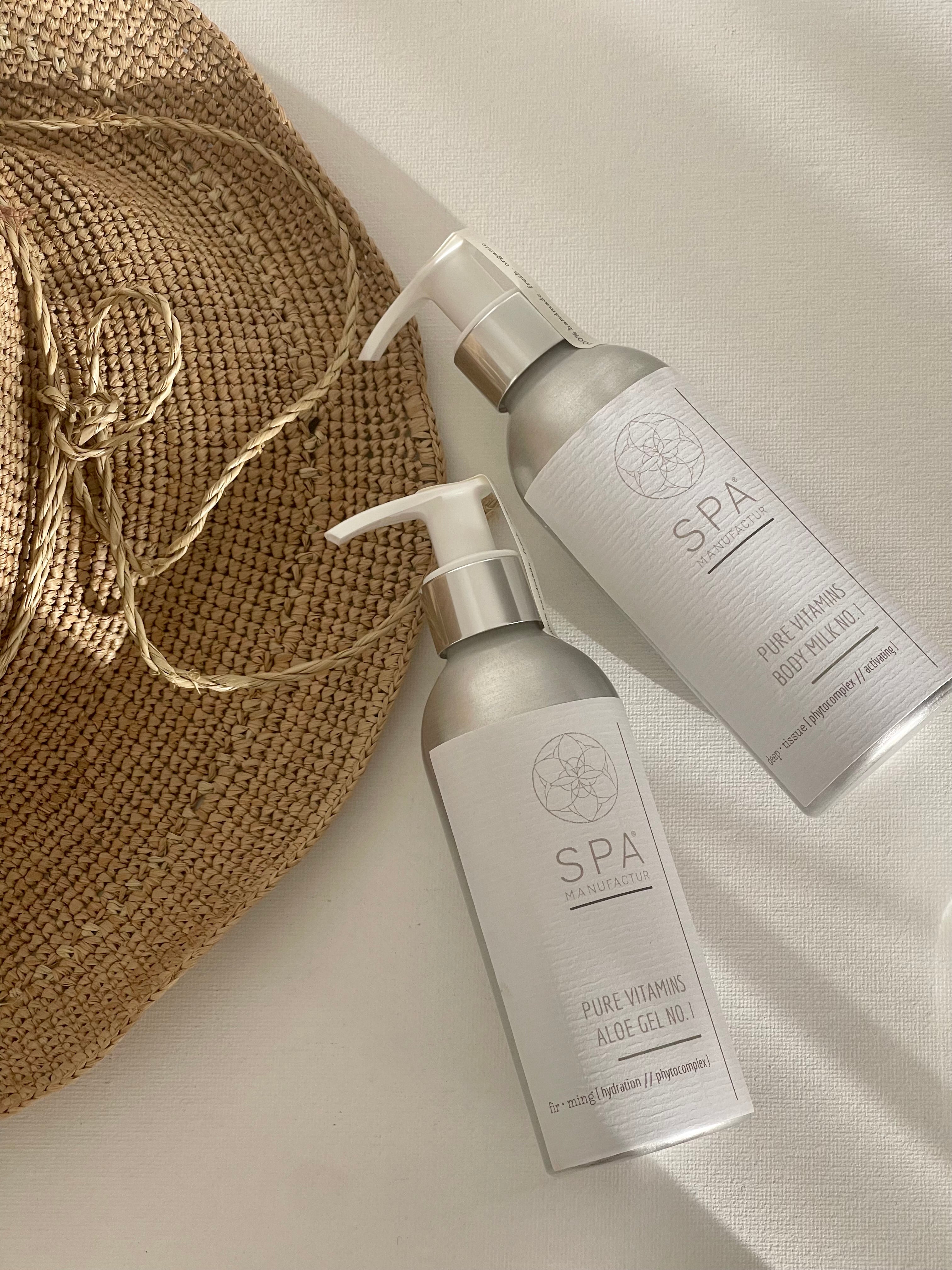 Detailansicht der Textur und Verpackung der BODY MILK NO. I – clean & activating