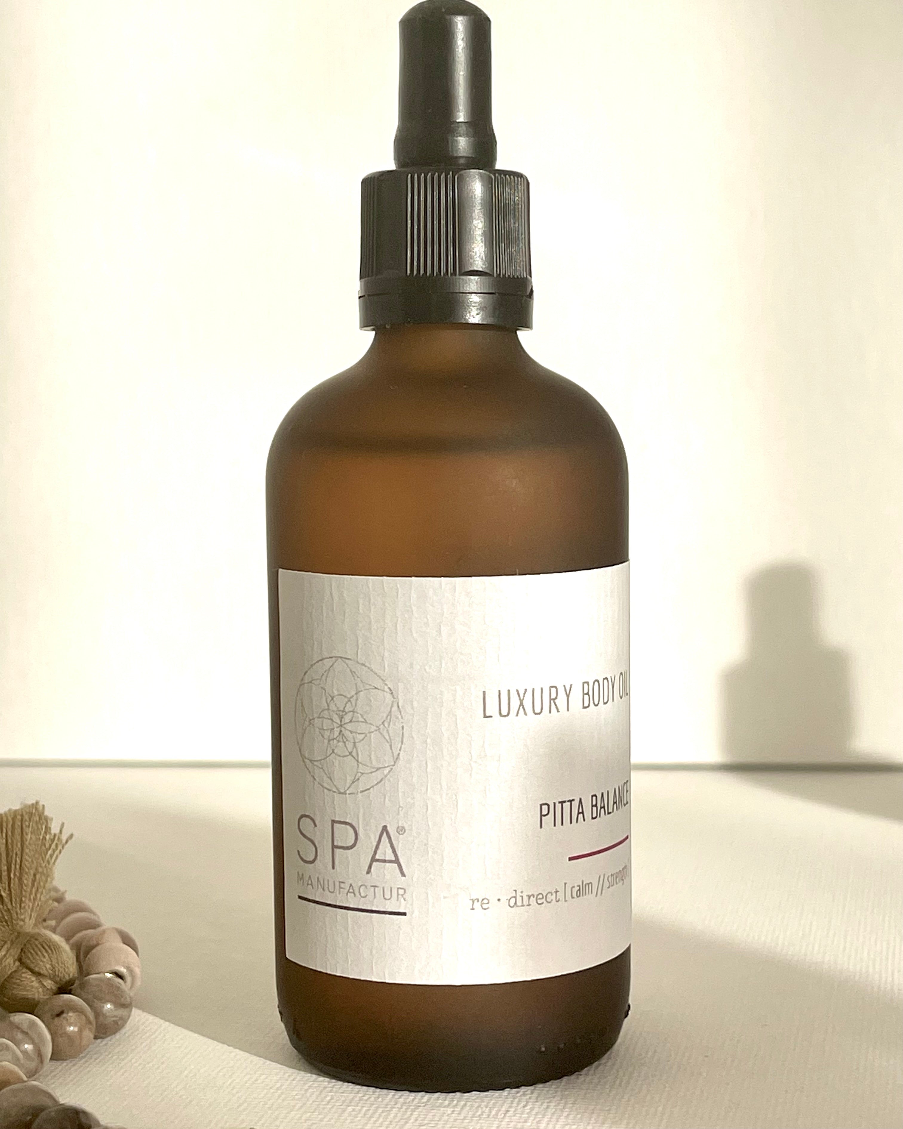 SPA MANUFACTUR® LUXURY BODY OIL – PITTA BALANCE | Aromatherapie-Körperöl zur PITTA-Harmonisierung