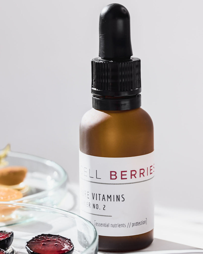 CELLBERRIES® Pure Vitamins Elixier NO. II – Pro LAB | Hochfrequentes Anti-Aging Gesichtsöl & pflanzliches Lipidserum mit botanischer Antioxidant Power