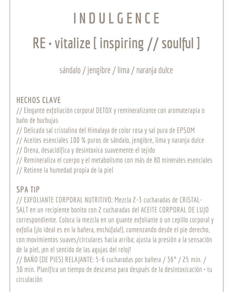 SPA MANUFACTUR Cristalsalt Scrub & Bath INDULGENCE – Luxus Detox Salzpeeling mit Himalaya- & Epsom-Salz