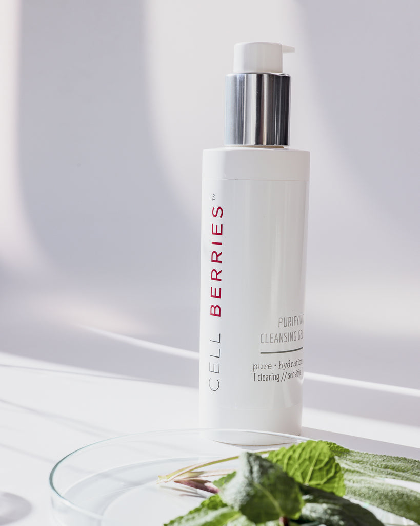 CELLBERRIES® Purifying Cleansing Gel – sanfter Cleanser mit Lotus & Aloe Vera, Clean Skincare
