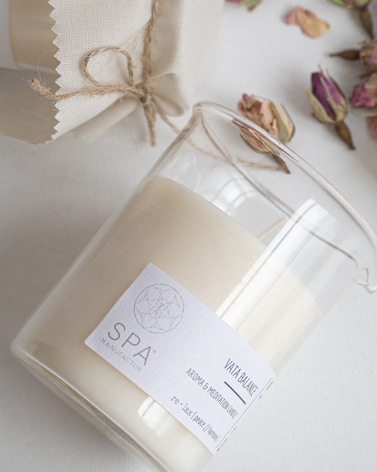 SPA MANUFACTUR® handgegossene vegane Aroma Kerzen mit naturreinen ätherischen Ölen